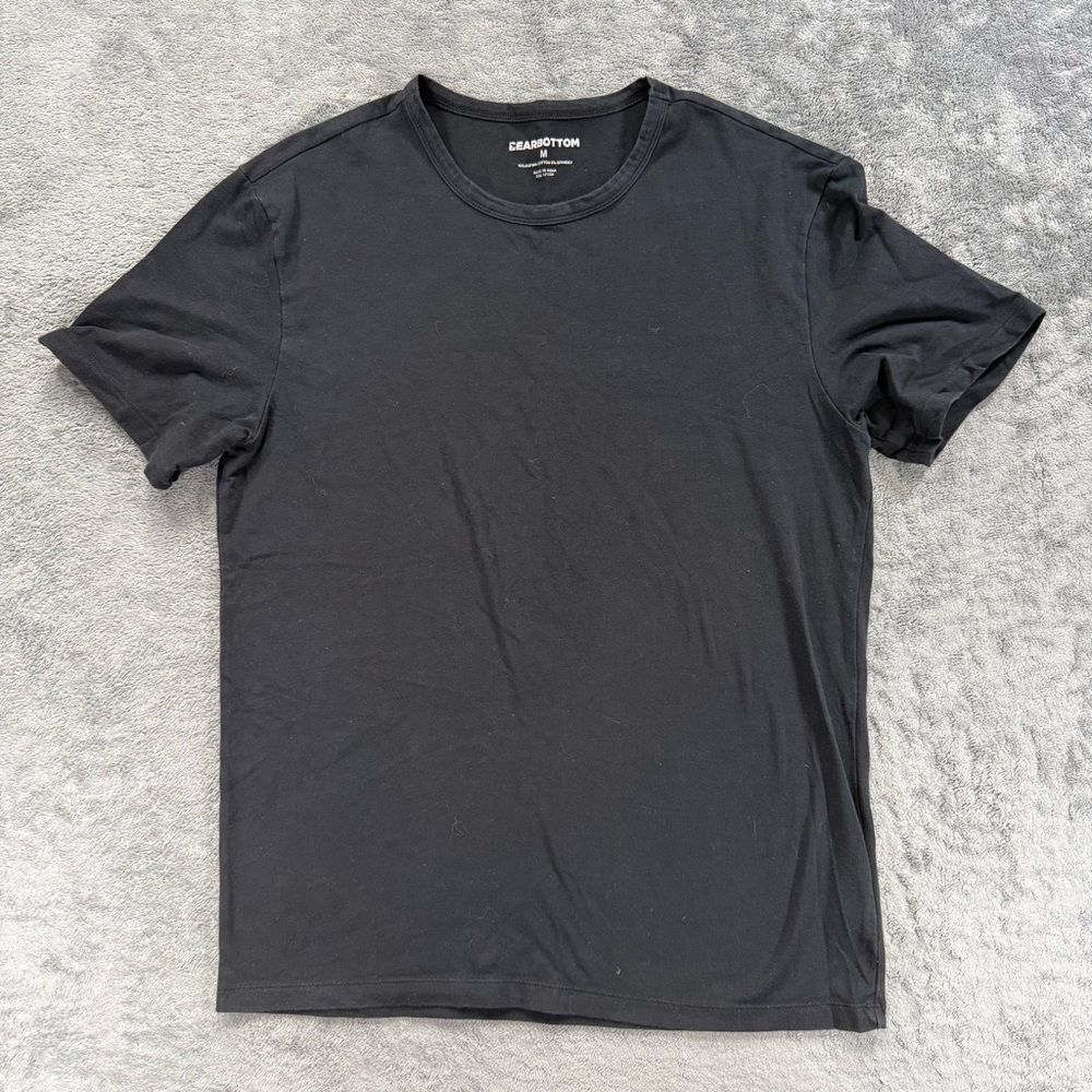 Bearbottom Men’s Supima Tee Black Short Sleeve Medium